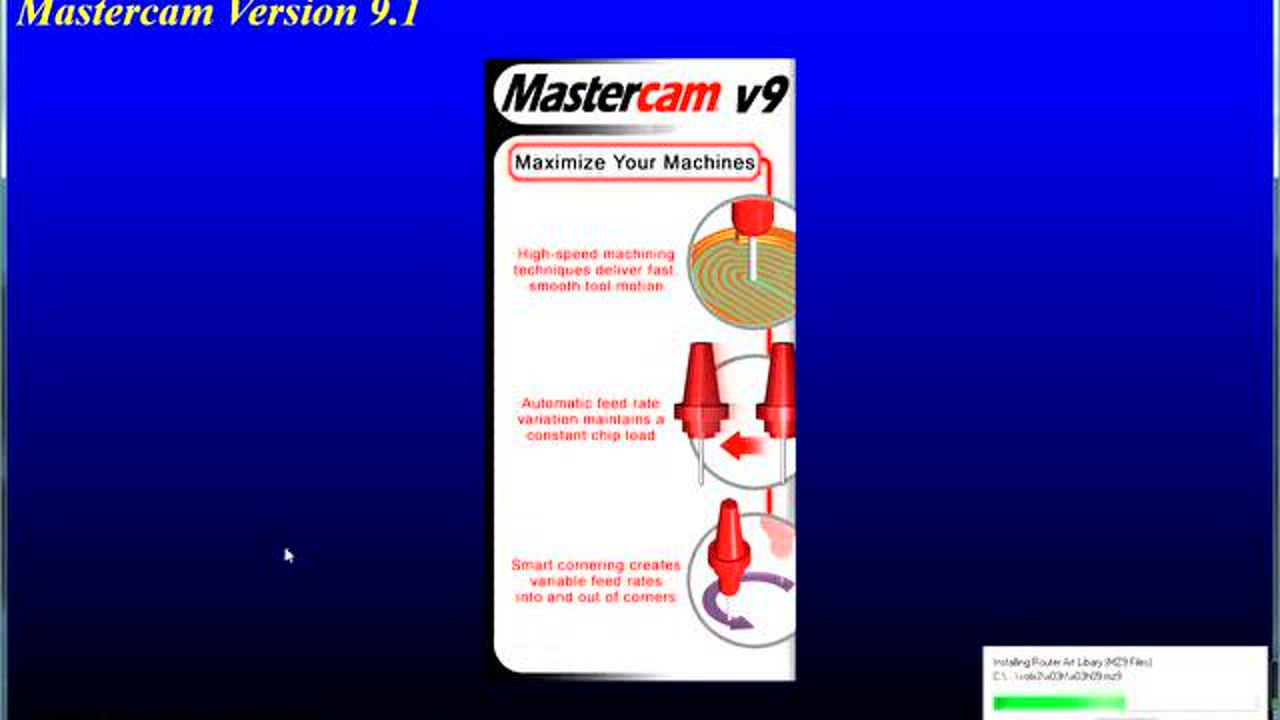 完美的mastercam9.1安装教程win7\u002Fwin10