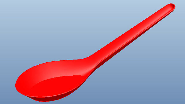 Proe曲面建模：创建一把勺子，超简单！